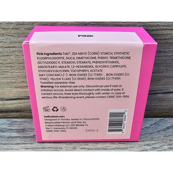 Half Caked Star Bright Loose Setting Powder in Pink Full Size - Picture 4 of 4